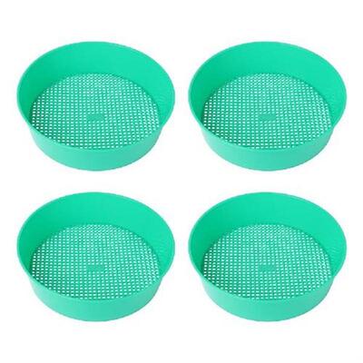 Sieve Garden Sifter Soil Pan Sifting Sand Mesh Sieves