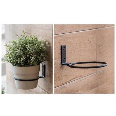 3Pcs Metal Wall Mounted Hanging Pot Holders Ring Planter