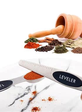 7pcs Magnetic Measuring Spoons Measure Cup Double Measuring