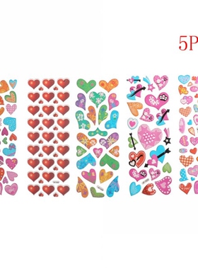 5Sheets/set Love Heart Marine Life Animals Scrapbooking Bubb