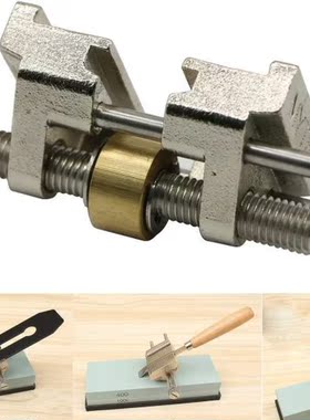 Stainless Steel Honing Guide With Brass Roller For Wood Chis