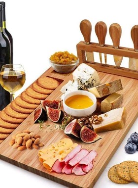 Bamboo Cheese Board Wood Cheeses Boards 1pc