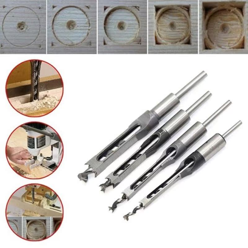 Dreamburgh 6.4/8/9.5/12.7mm HSS Twist Drill Bits Square Auge