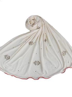 pleated D04 One Side Red line design soft luxury jersey Sc