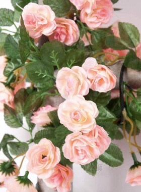 5 Pack/2 Pack 2.5m Fake Rose Vine Flowers Garland Plant Arti