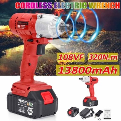 108VF Electric Impact Wrench Cordless Electric Wrench 320Nm