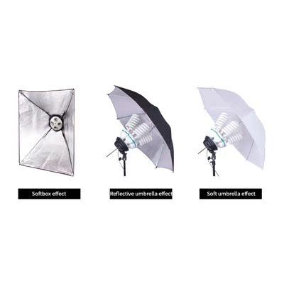 Photography Softbox Lighting Kit Pulsed Light for Photo Stud
