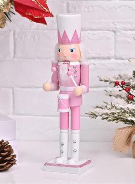 4 Pieces Nutcracker Decoration Durable 30cm Wooden for