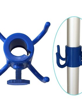 Beach Umbrella Hanging Hook, 4-prongs Plastic Umbrella Hook