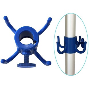 Beach Umbrella Hanging Hook, 4-prongs Plastic Umbrella Hook