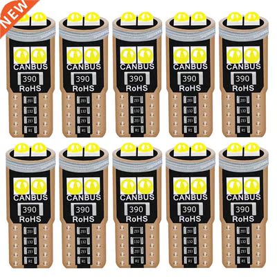 10Pcs T10 W5W WY5W 2825 Super Bright LED Canbus No Error Car