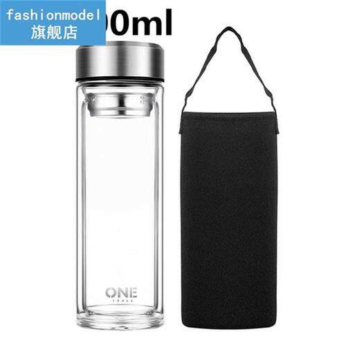 800/1000ML Glass Insulated Mug Double Car Kettle Travel Vacu