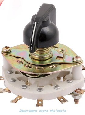 KCT 1 Pole 7 Position 8 Terminal Band Channel Rotary Switch