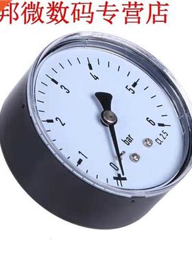 1/4 Inch NPT 6 Bar 80 PSI Ronde Manometer Gas liquid Accurat