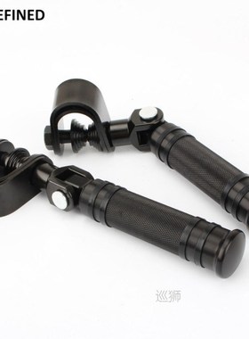 Motorcycle Pegs Black 25mm 32mm Crash Bar Highway Footpegs F