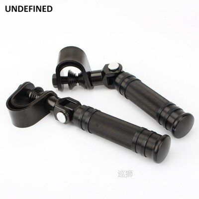 Motorcycle Pegs Black 25mm 32mm Crash Bar Highway Footpegs F