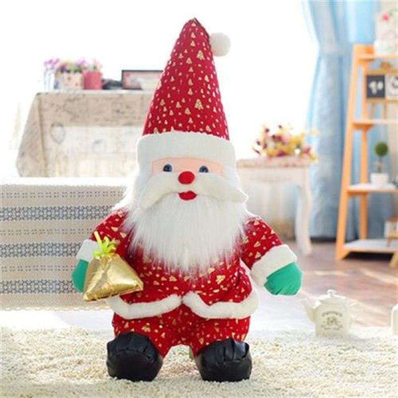 Kawaii Deer Santa Claus Plush Toy Stuffed Animal Soft Cute