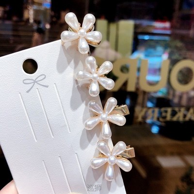 South Korean bangs grip small diamond pearl hair grip hair t