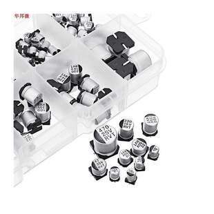 145Pcs 10 Values SMD 0.47 to 470uF Electrolytic Capacitor As