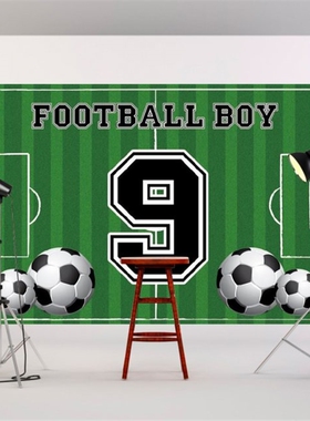 120x80cm Football Field Photography Background Kids Sportsma