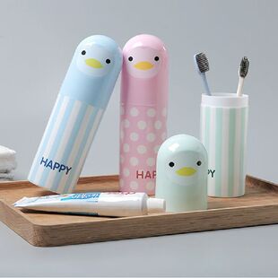 Toothpaste Cup Toothbrush Storage Portable Travel Cute Wash