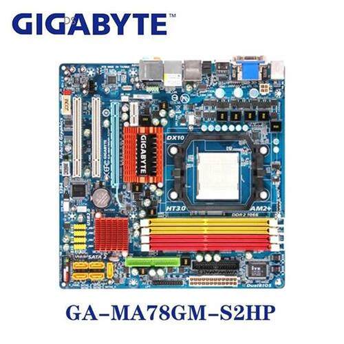 Socket AM2 AM2  AMD 780G Gigabyte GA-MA78GM-S2HP Mboar