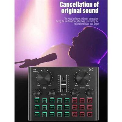 Condenser Microphone Kit,BM-800 Mic Set justable Mixer Con