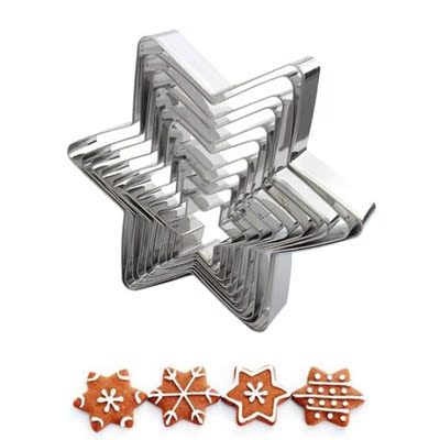 Star Cookie Cutter Set 10 Piece Assorted Sizes Star Cookie M