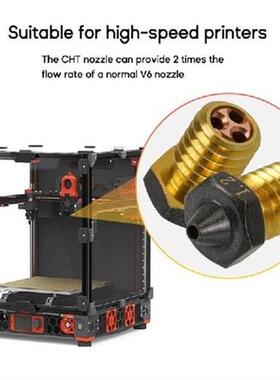 Brass Copper Nozzle 0.2-1.2mm Large Flow Clone CHT Tip