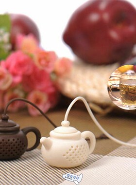 1Pc Silicone Teapot Shape Tea Infuser Tea Strainer For Brewi