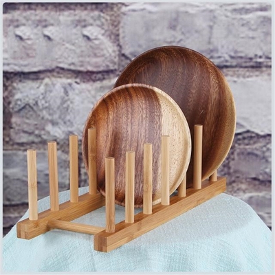 3/6 Layer Bamboo Dish Rack Drainboard Drying Rack Drainer St