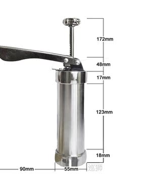 Baking Tools Manual Biscuit Cookie Press Stamps Set Cake Dec