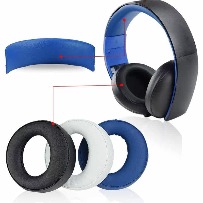 1 Pair Replacement Headphone Pad Earpads Earmuff for Sony图片