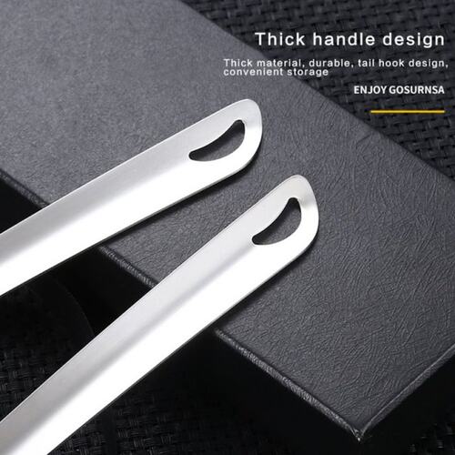 Stainless Steel Dual-Use Colander Cook Soup Spoon with Long