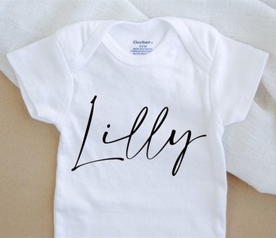 Custom Baby Onesie, Personalized Baby Boys Girls Clothes Ba
