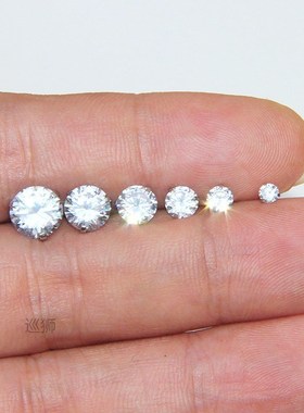 Hong Kong Style Korean titanium steel zircon exquisite screw