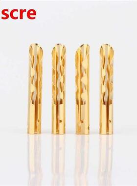 20Pcs BA1421 Gold Copper Audio BFA Z-Type 4mm Banana Plug Sp