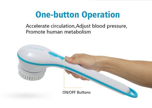 Health-Care-Tool Bath-Brush Spin Spa Scrub Massage Long-Hand