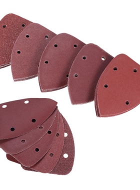 50PCS Sanding Sheets 140x90mm Triangle Sandpaper Hook Loop A