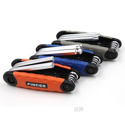 FGHGF 8in1 Hex Key Flat Ball Fold Plum Blossom Hexagonal Wre