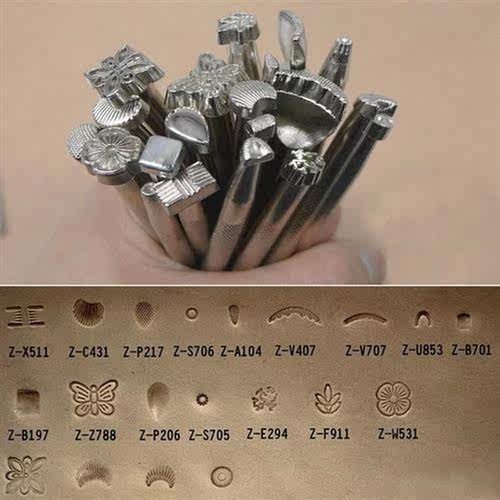 20Pcs Leather Carving Working Saddle Making Tools Set  Ha