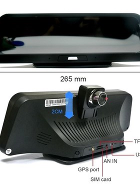Anfilite 10 inch IPS Screen 4G Car Dash Cam Dual Lens Andro