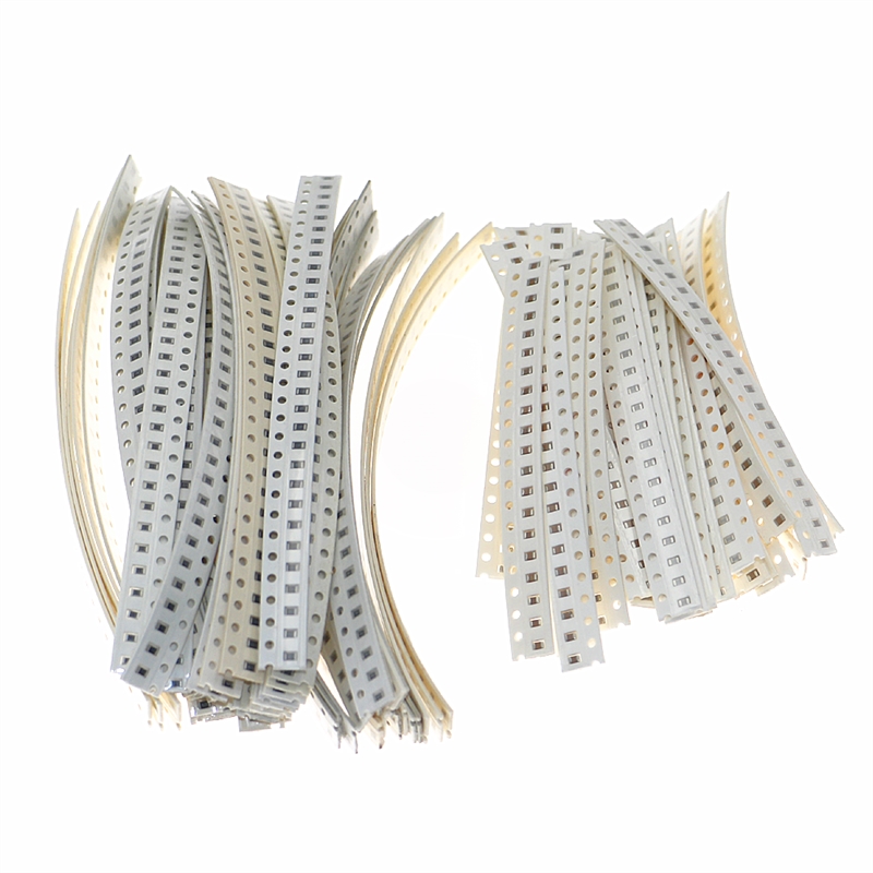 2300Pcs SMD 0805 (0Ω-10MΩ) 50 Value Resistor + (2.2pf-1uf)