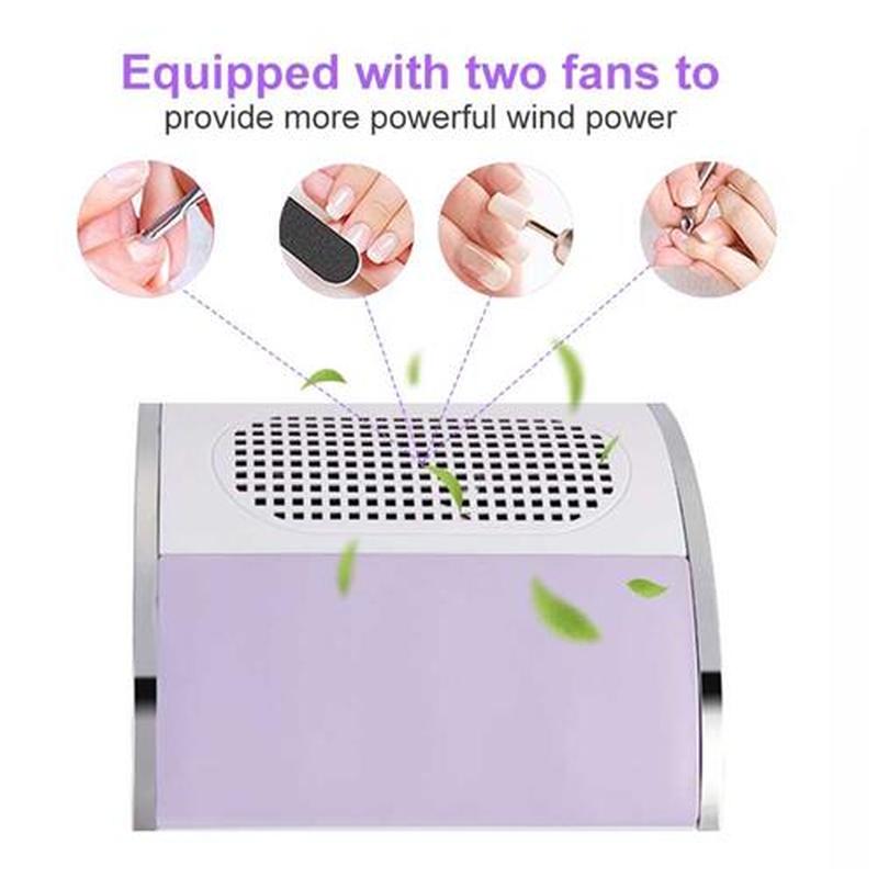 Nail Vacuum Cleaner 80w High Power Dust Extractor For Nail L