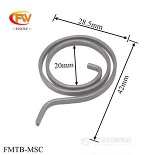 28mm Flat wire door lock handle spring coil for door MSA/MSB