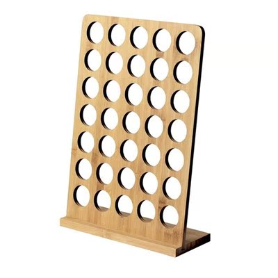 Coffee Pod Holder Rack Capsule Storage Stand With Bamboo Bas