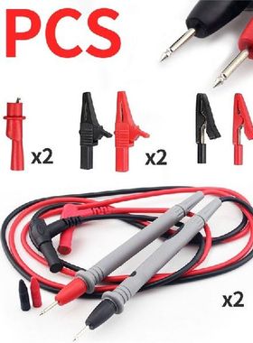 Multimeter Test Leads Pin Probe Cable Alligator Clip