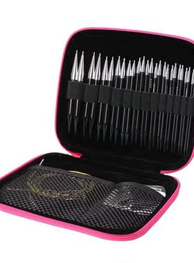 Circular Knitting Needles Set Interchangeable Crochet Hook N