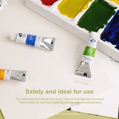 5ml Watercolor Paint Set Tubes 18/24/36 Vibrant Colors Highl