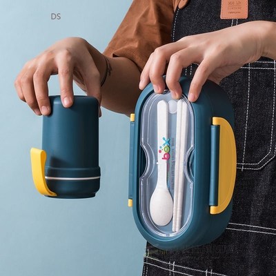 Microwave Lunch Box with Compartments for kids food containe